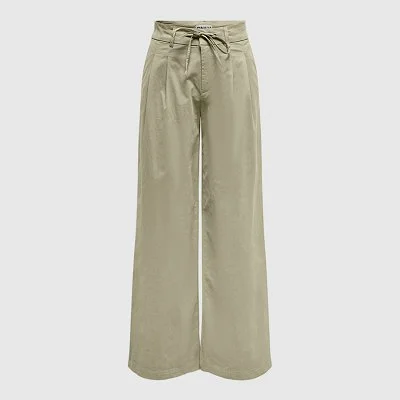 Pantalón ONLY Verde Mujer