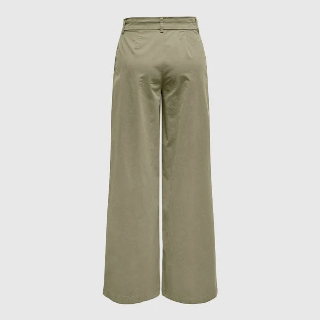 Pantalón ONLY Verde Mujer