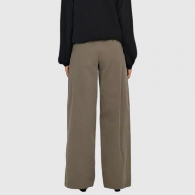 Pantalón ONLY Marrón Mujer 2