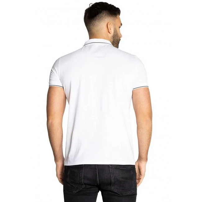 Polo Armani Exchange Blanco Hombre