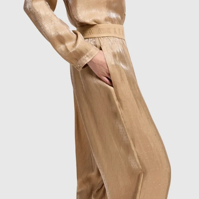 Pantalón Armani Exchange Beige Mujer