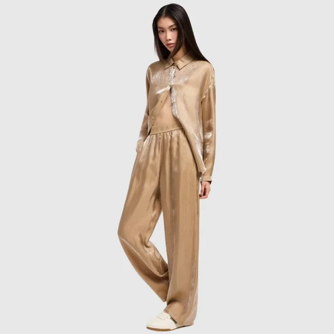 Pantalón Armani Exchange Beige Mujer