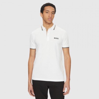 Polo Boss Blanco Hombre...