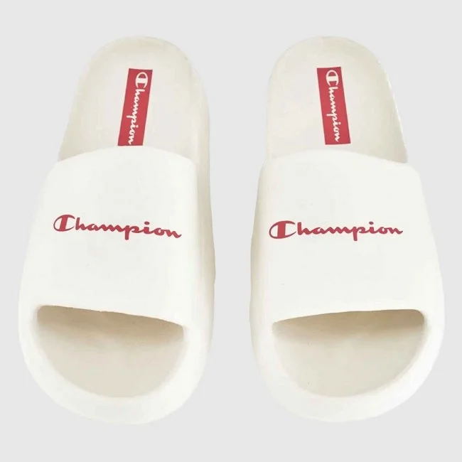 Chanclas Champion Beige Mujer