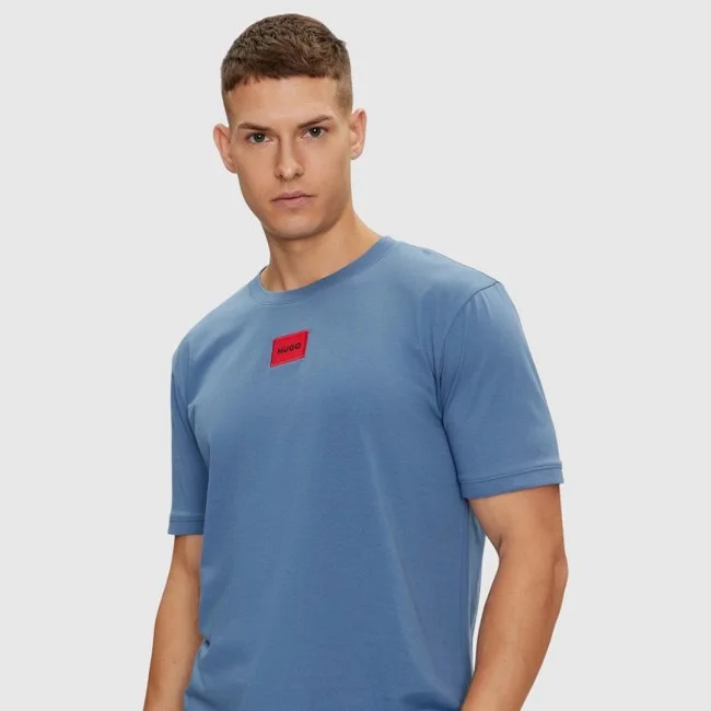 Camiseta Hugo Azul Hombre