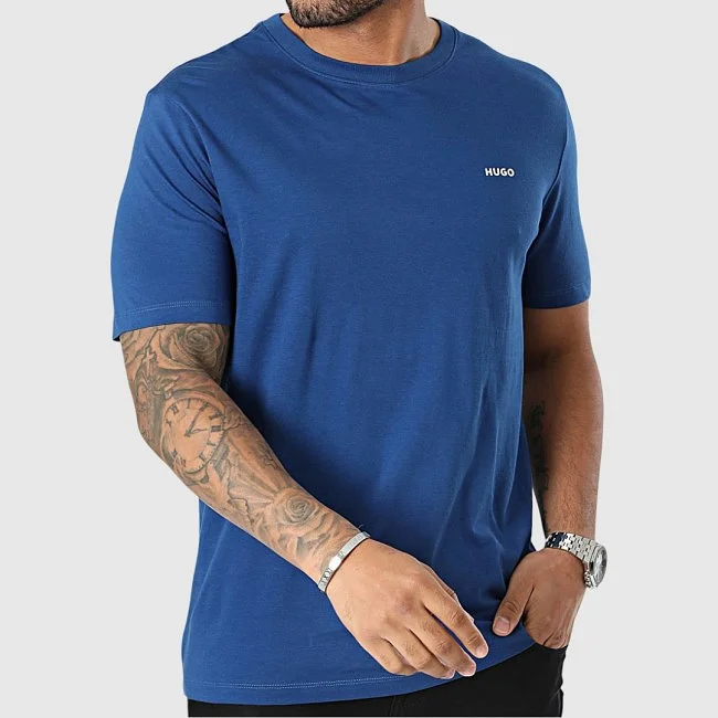 Camiseta Hugo Azul Hombre
