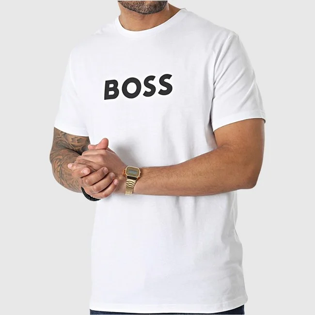 Camiseta Boss Blanca Hombre