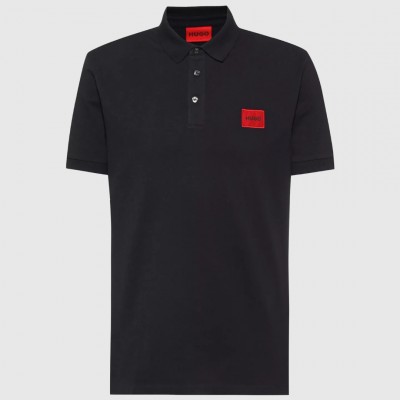 Polo Hugo Negro Hombre