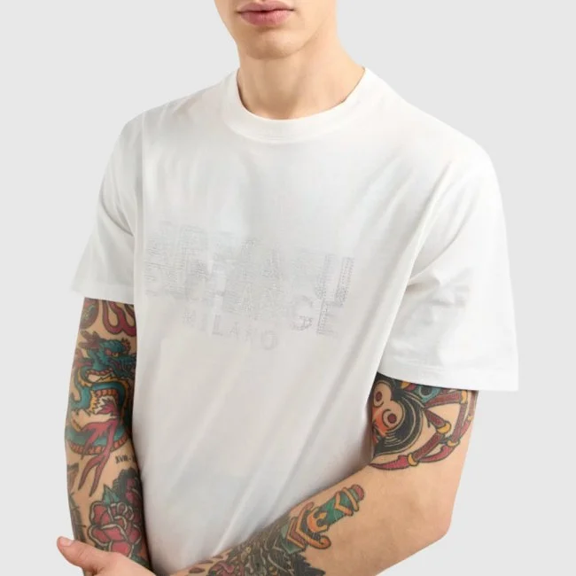 Camiseta Armani Exchange Blanca Hombre