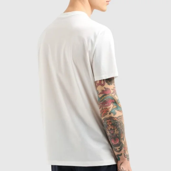 Camiseta Armani Exchange Blanca Hombre
