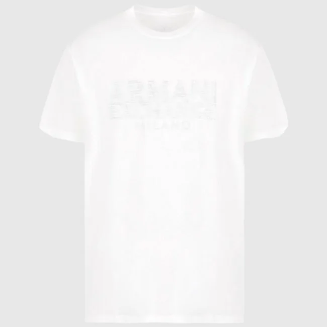 Camiseta Armani Exchange Blanca Hombre