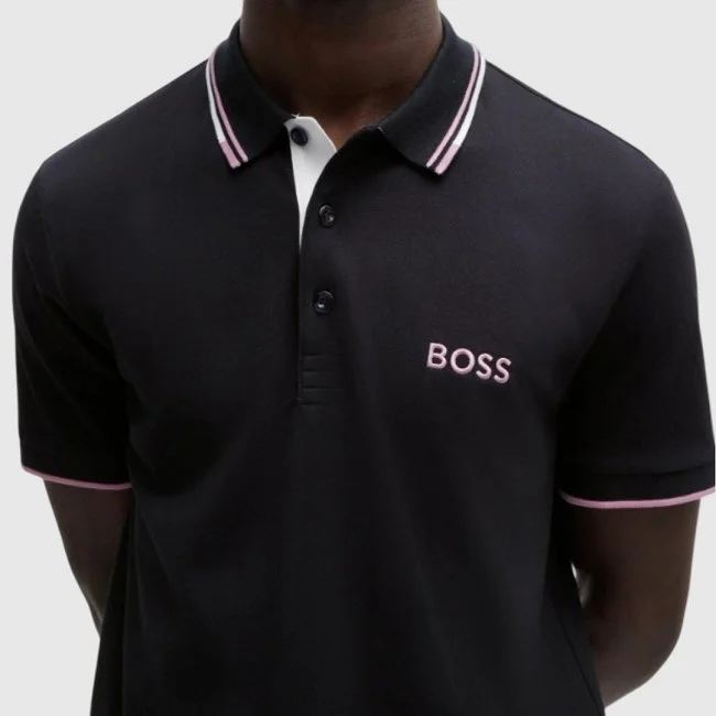 Polo Boss Azul Marino Hombre