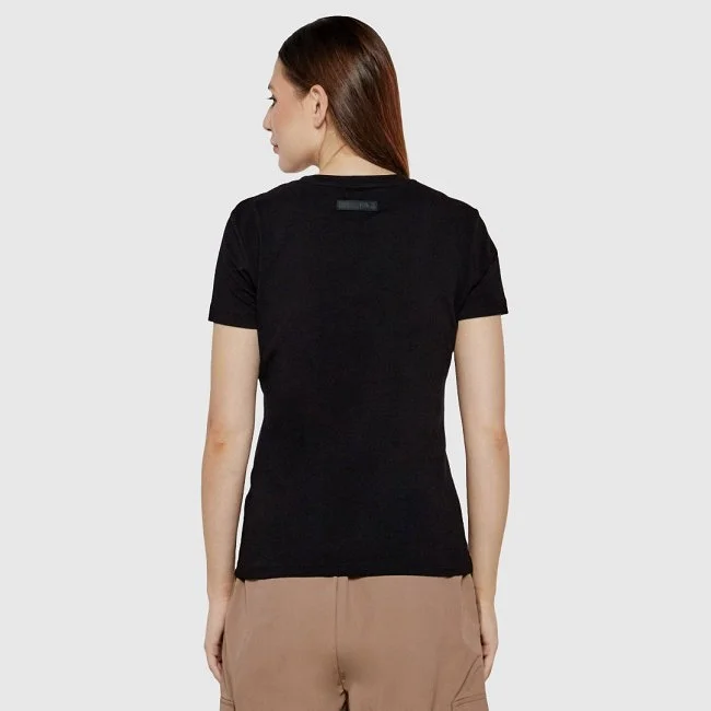 Camiseta Armani Negra Mujer Camiseta Armani Negra Mujer