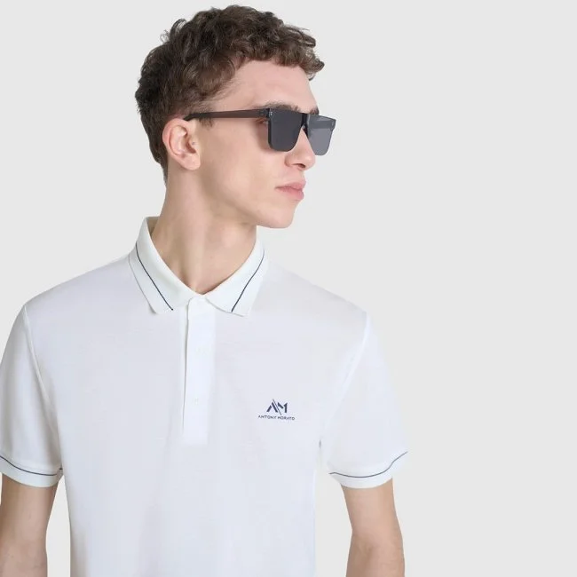 Polo Antony Morato Blanco Hombre