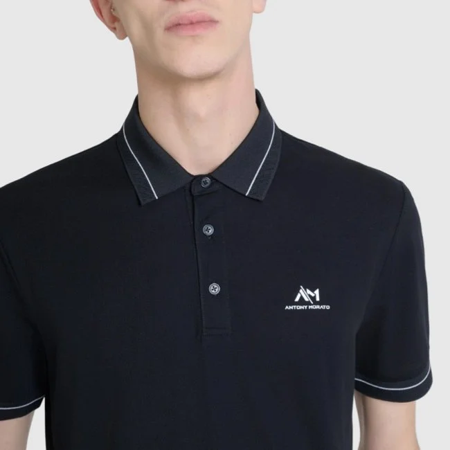 Polo Antony Morato Negro Hombre