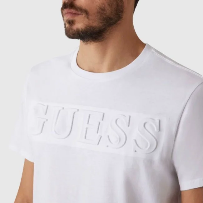 Camiseta Guess Blanca Hombre