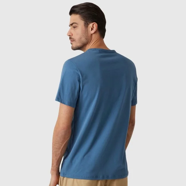 Camiseta Guess Azul Hombre