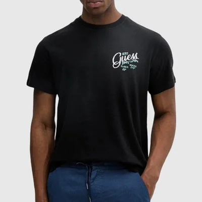 Camiseta Guess Negra Hombre...