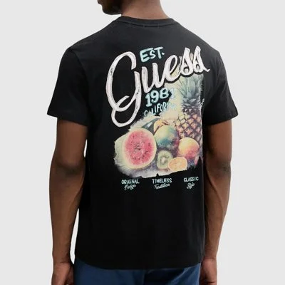 Camiseta Guess Negra Hombre... 2