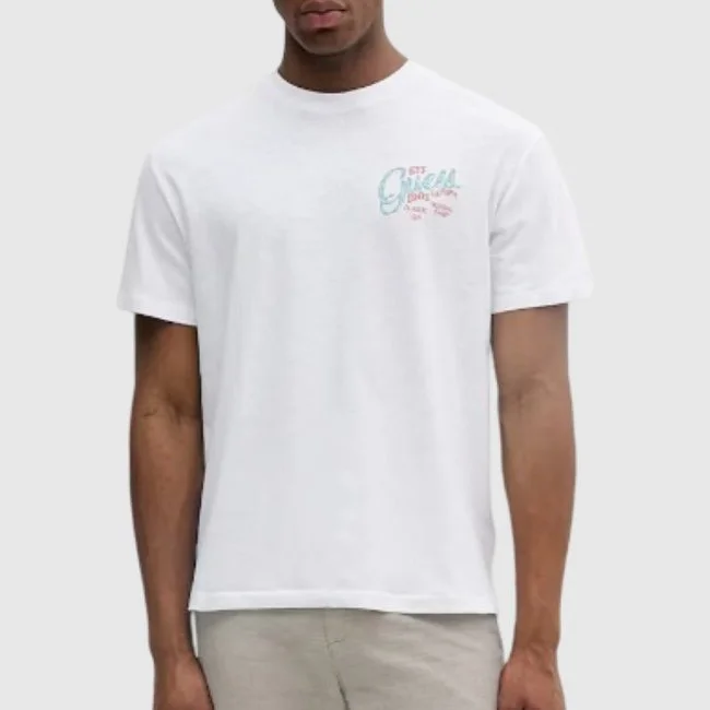 Camiseta Guess Blanca Hombre