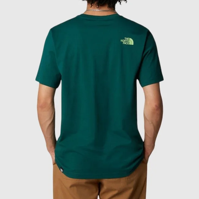 Camiseta The North Face Verde Hombre