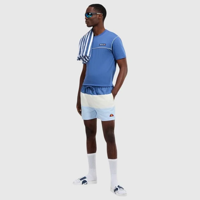 Bañador Ellesse Azul y Blanco Hombre