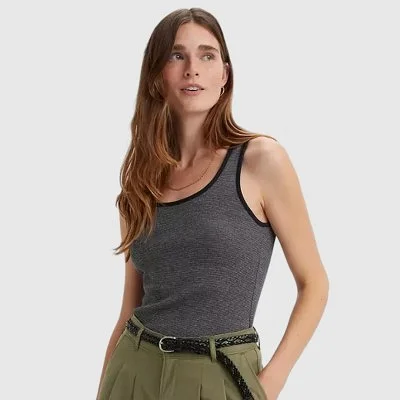 Camiseta Levi's Gris Mujer...