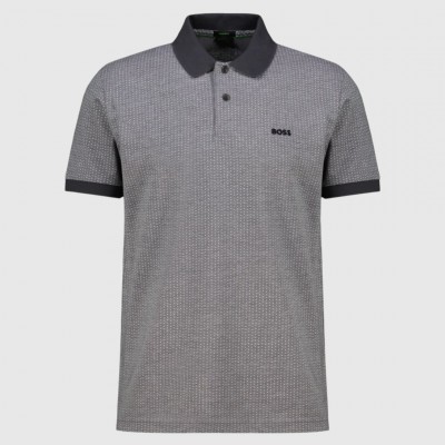 Polo Boss Gris Hombre Logo...