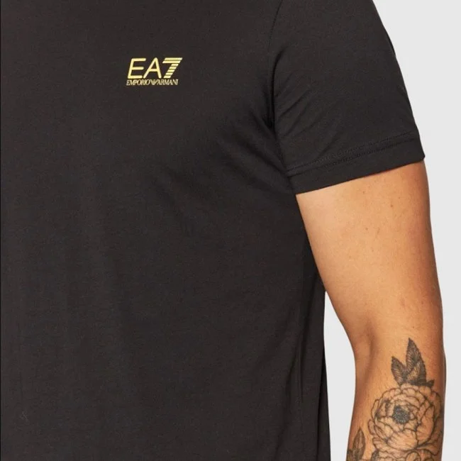 Camiseta Armani Negra Hombre