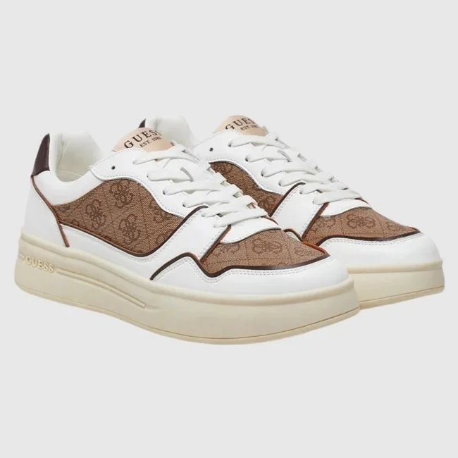 Zapatillas Guess Blancas y Marrones...