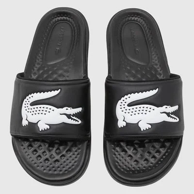 Chanclas Lacoste Negras...