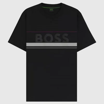 Camiseta Boss Negra Hombre...