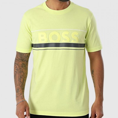 Camiseta Boss Verde Hombre...