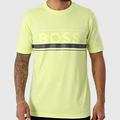 Camiseta Boss Verde Hombre...