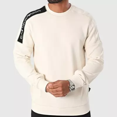 Sudadera Armani Beige Hombre