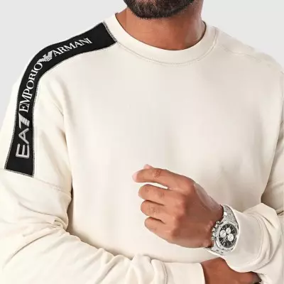 Sudadera Armani Beige Hombre 2