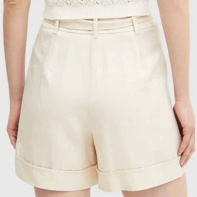 Pantalón Corto Guess Beige Mujer
