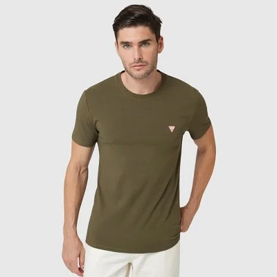 Camiseta Guess Verde Hombre