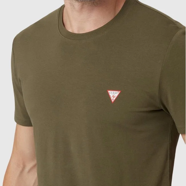 Camiseta Guess Verde Hombre