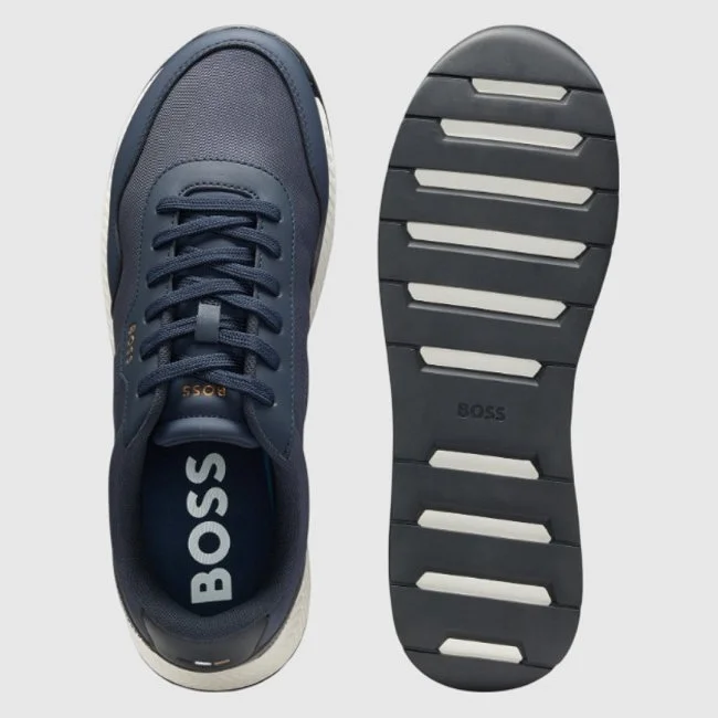 Zapatillas Boss Azul Marino y Blanco...