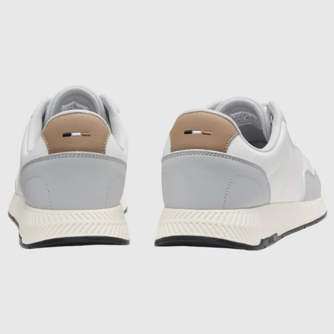 Zapatillas Boss Blancas y Grises Hombre