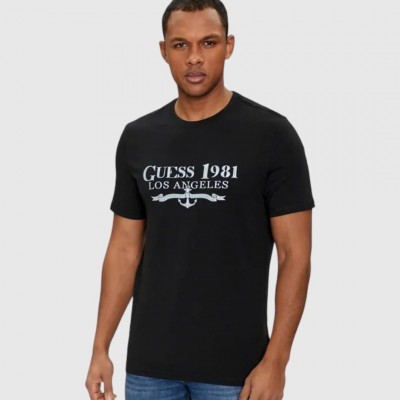 Camiseta Guess Negra Hombre...