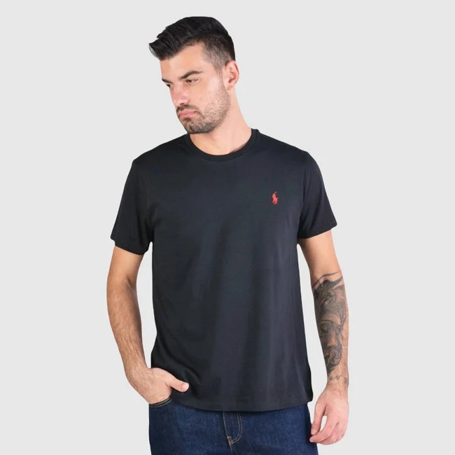 Camiseta Ralph Lauren Negra Hombre