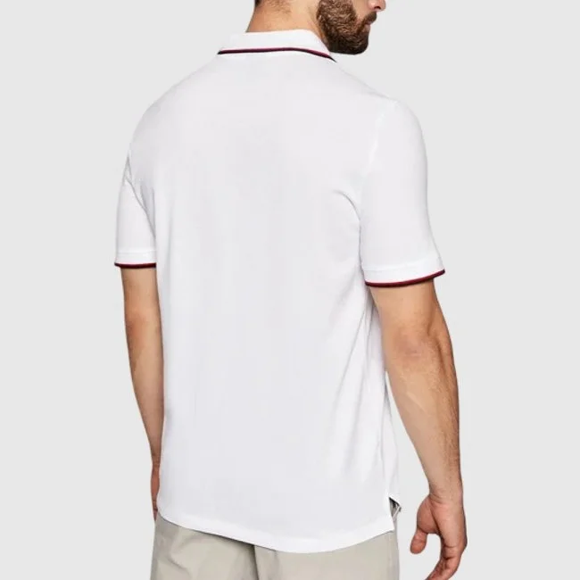 Polo Armani Exchange Blanco Hombre