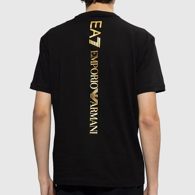 Camiseta Armani Negra Hombre