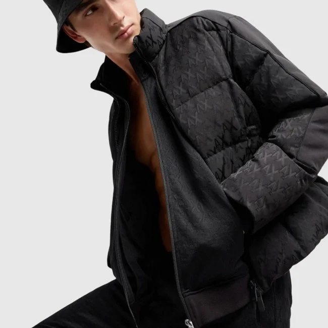 Chaqueta Armani Exchange Negra Hombre