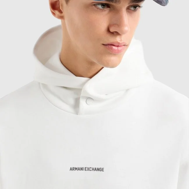 Sudadera Armani Exchange Blanca Hombre