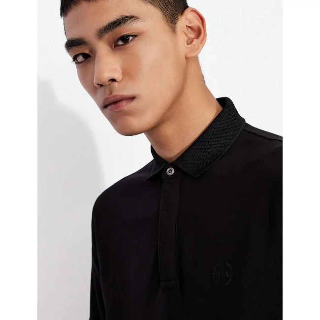 Polo Armani Exchange Negro Hombre Polo Armani Exchange Negro Hombre