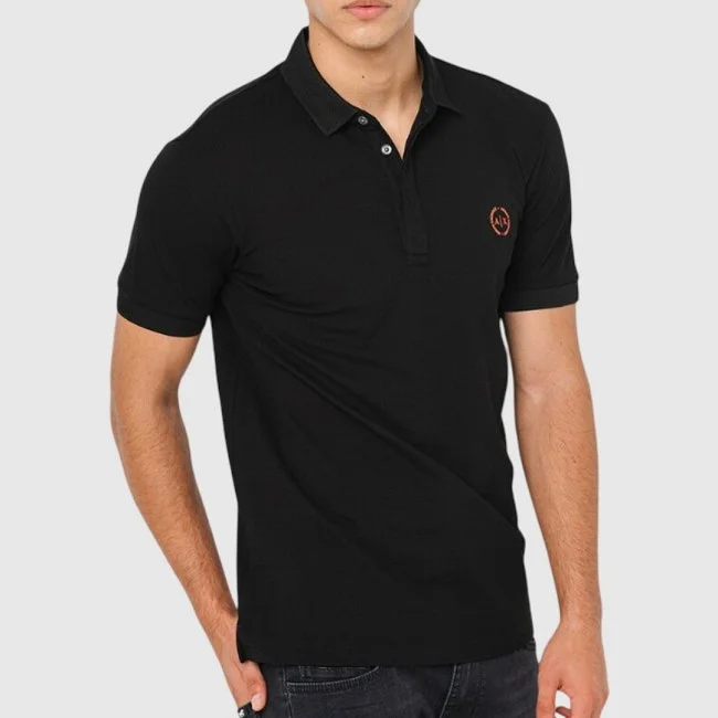 Polo Armani Exchange Negro Hombre