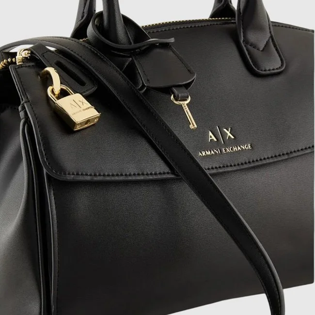 Bolso Armani Exchange Negro Mujer Bolso Armani Exchange Negro Mujer